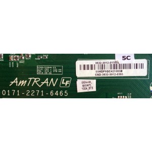 MAIN FUENTE (COMBO) PARA TV VIZIO / NUMERO DE PARTE 3632-3012-0150 / 0171-2271-6465 / 3632-3012-0395 / MODELO D32HN-E0 / D32HN-E0 LAUSVMCT